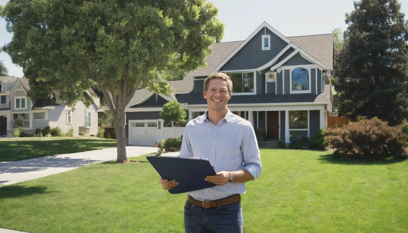 A homeowner reviewing a tree removal estimate with a provider